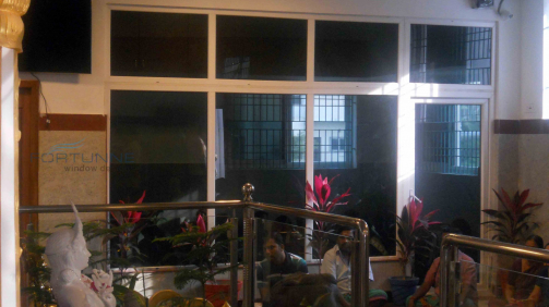 Upvc windows in Baba Temple